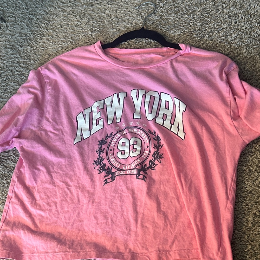 Pink Graphic Tank Top
